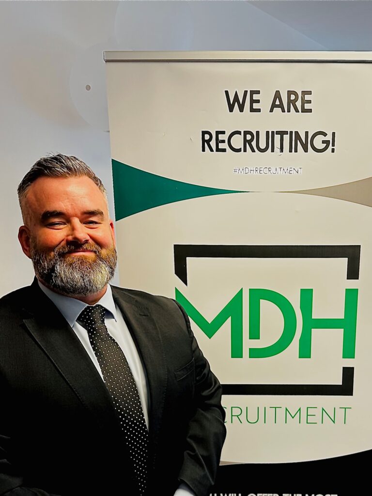 MDH Recruitment logo and sign.