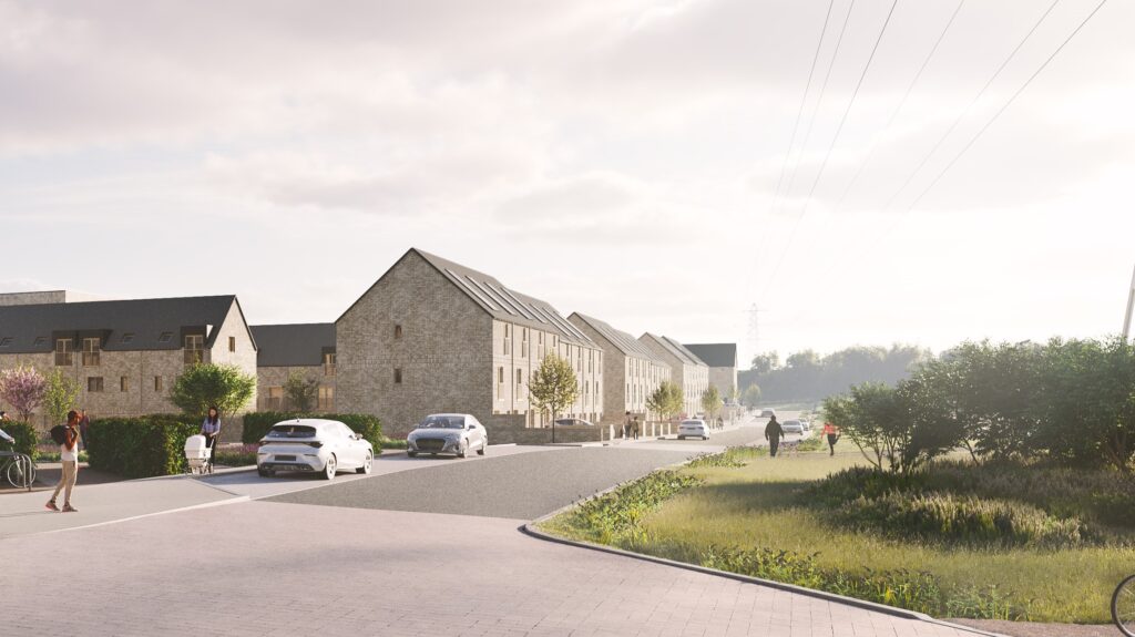 An example of the proposed residential development in Newcraighall.