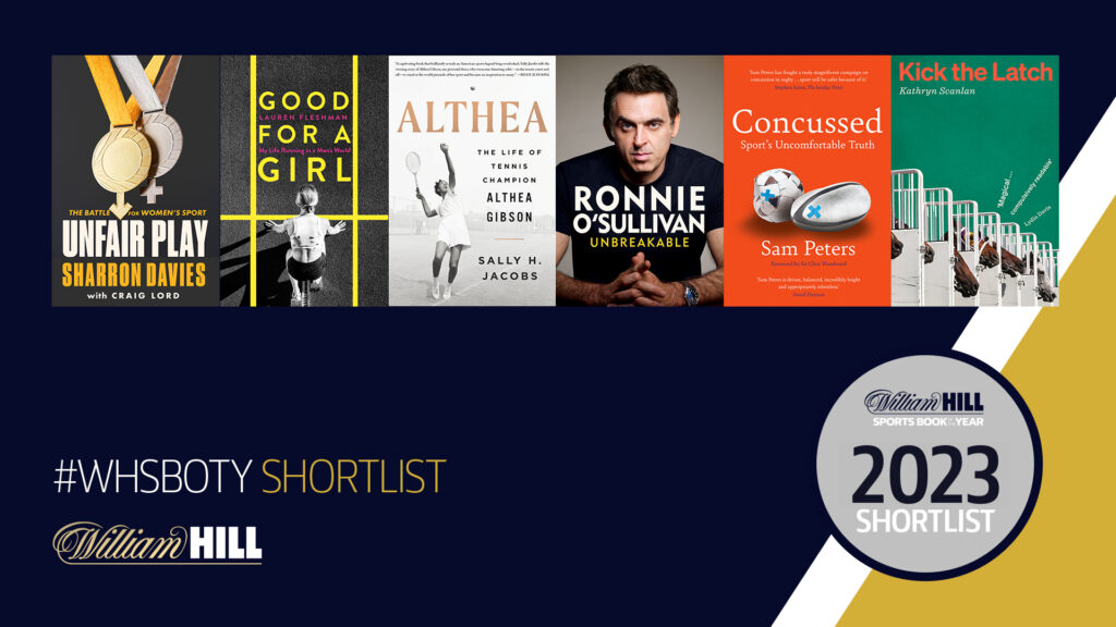 The shortlisted books of the 2023 William Hill Sports Book Of The Year Award.