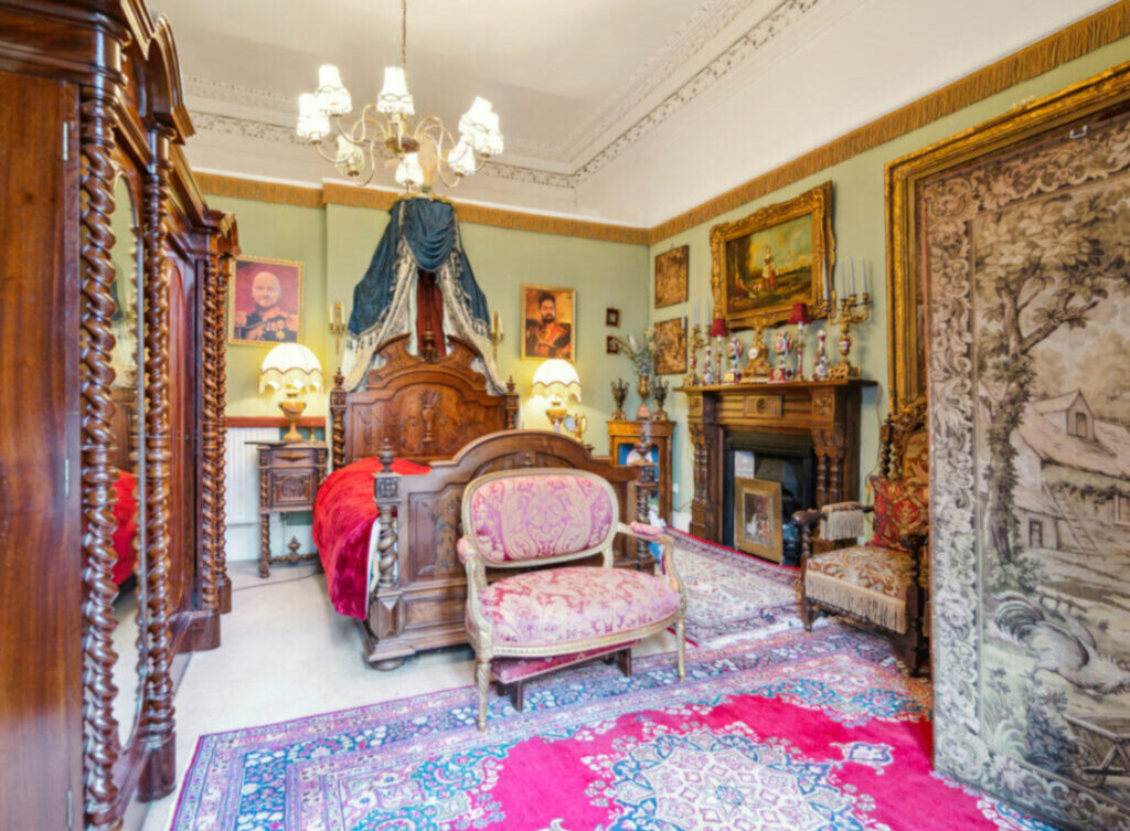 The entire property is kitted out top to bottom with antique furnishings.