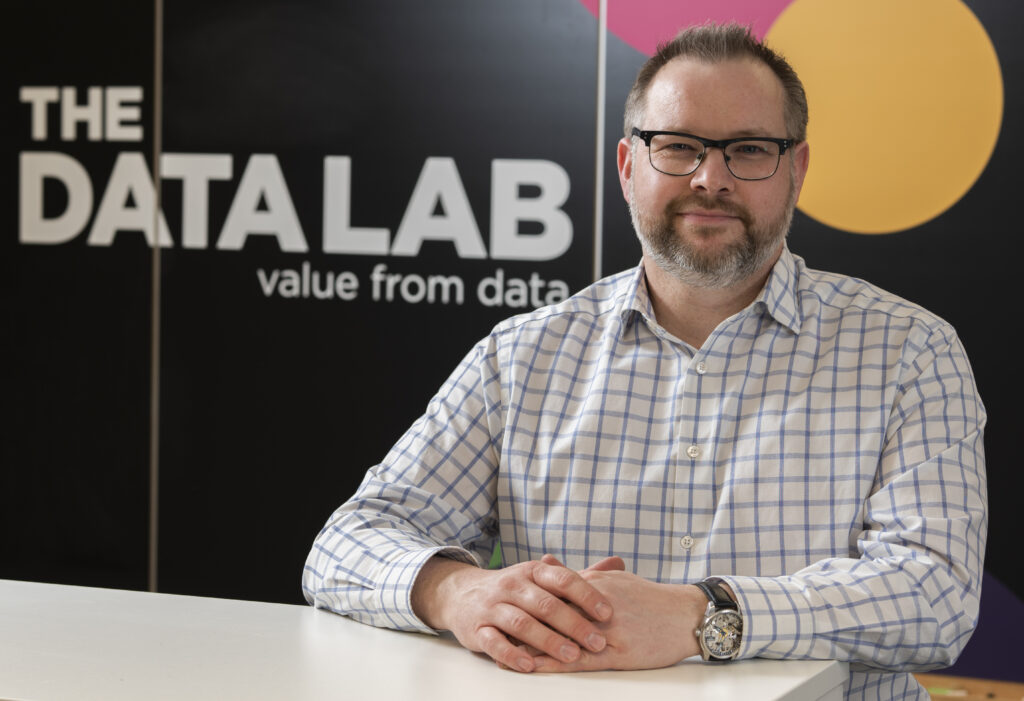 Brian Hills, CEO of The Data Lab, Scotland's centre for data and AI.