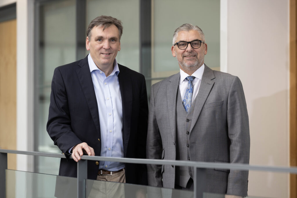 Kelso Pharma Chief Executive, Dr Tom Stratford and Managing Director UK, Mark Inker, which has forged two new pharmaceutical partnerships.