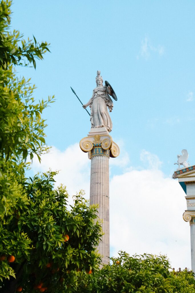 A statue in Greece.