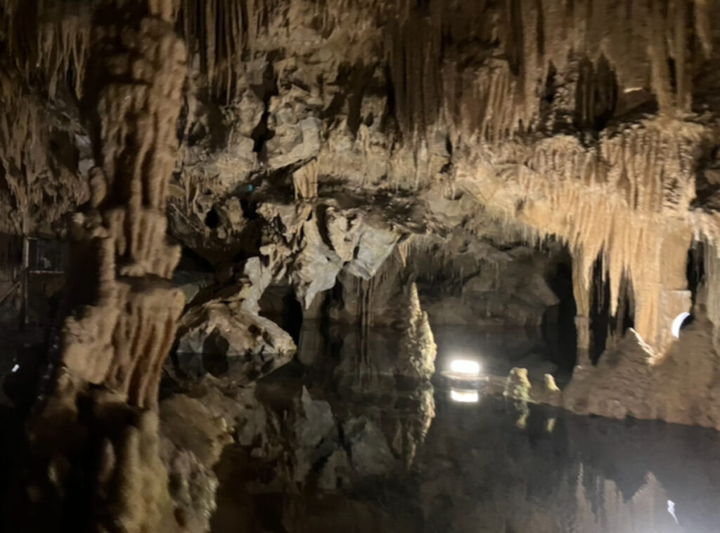 A Greek cave.