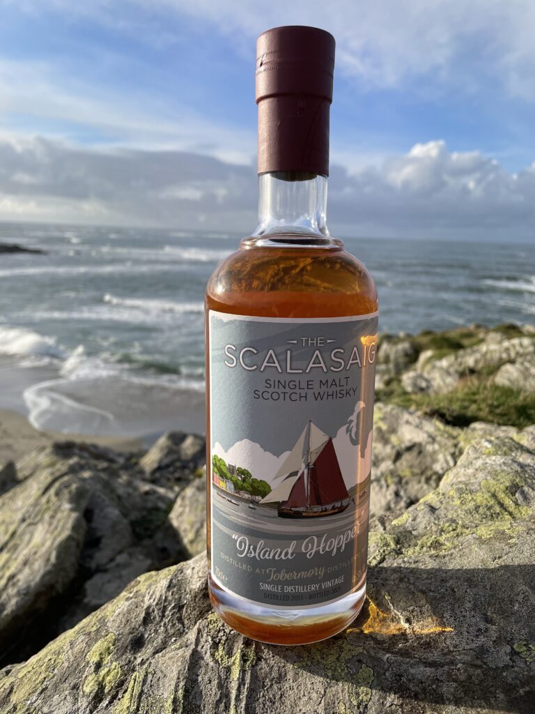 Image of sell out Tobermory single distillery bottling – distilled in 2013 and finished for 18 months in Sherry hogsheads, retailing at £67 per bottle.