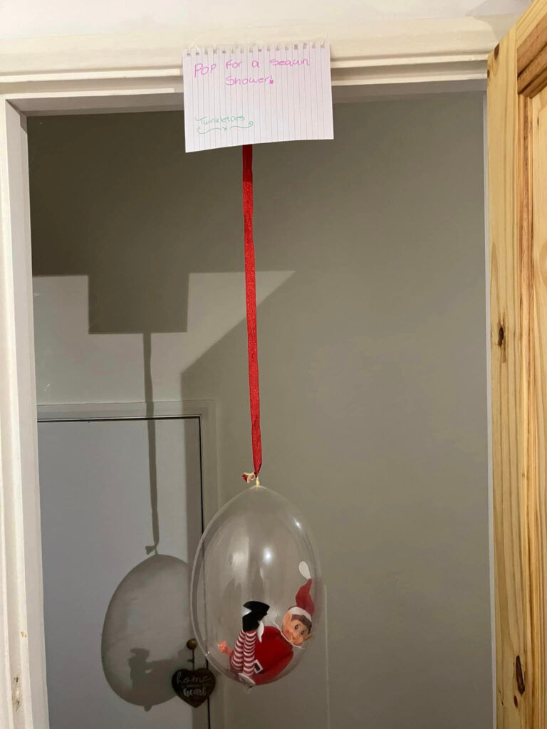 The elf in the balloon.