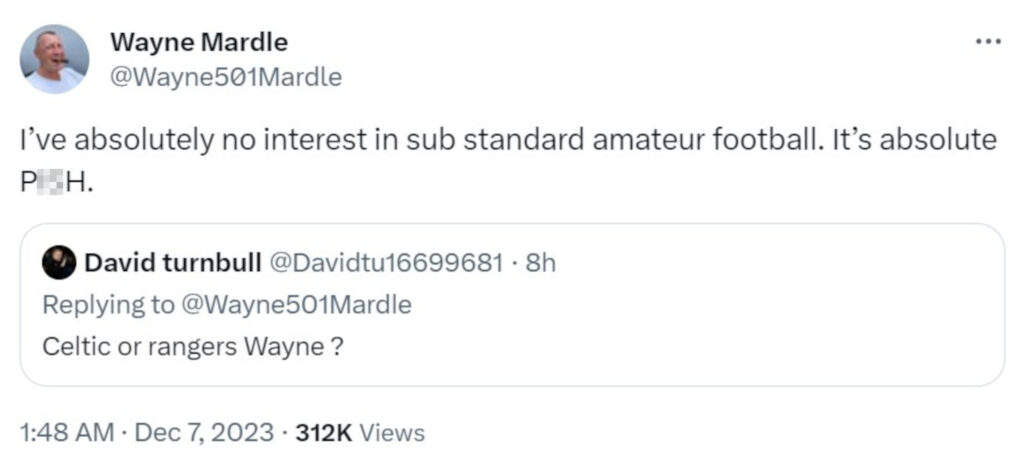 Wayne Mardle's tweet 