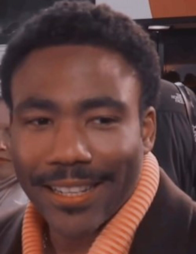 Donald Glover at the premiere of Mr and Mrs Smith