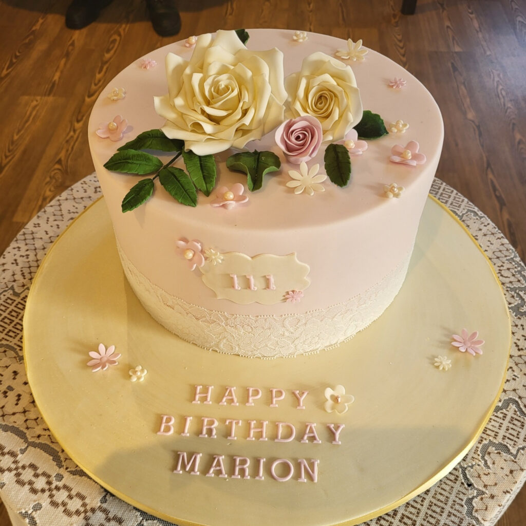 Marion's birthday cake.