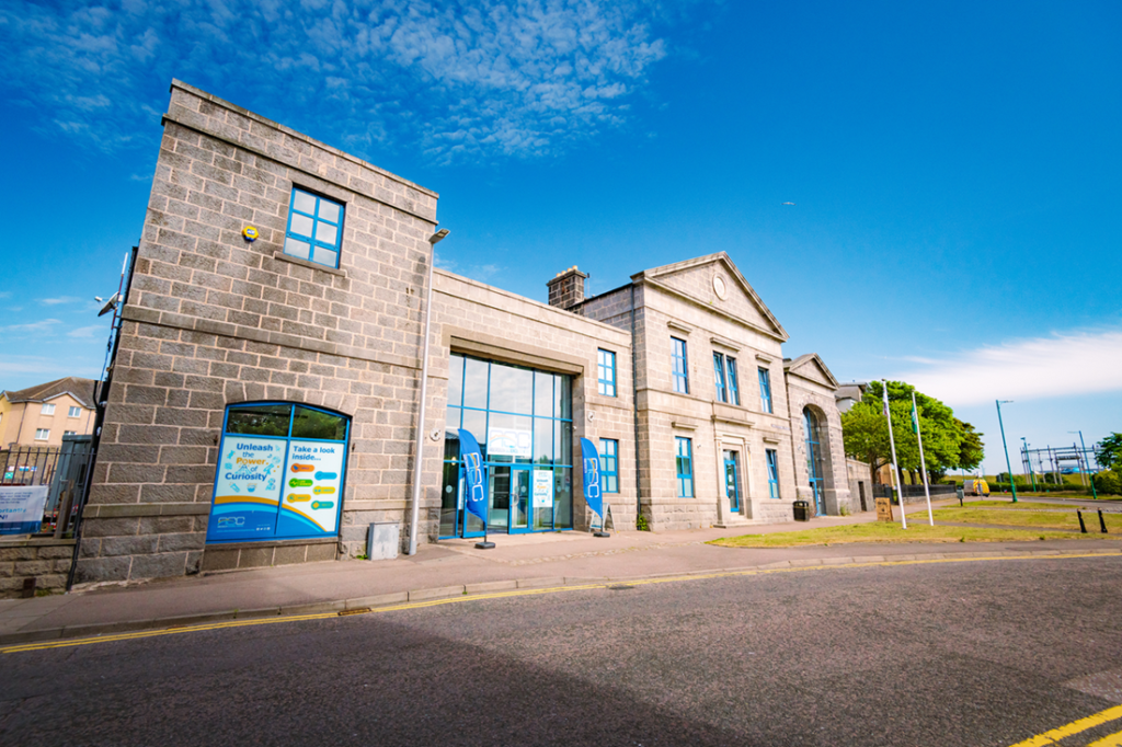 Aberdeen Science Centre exterior.