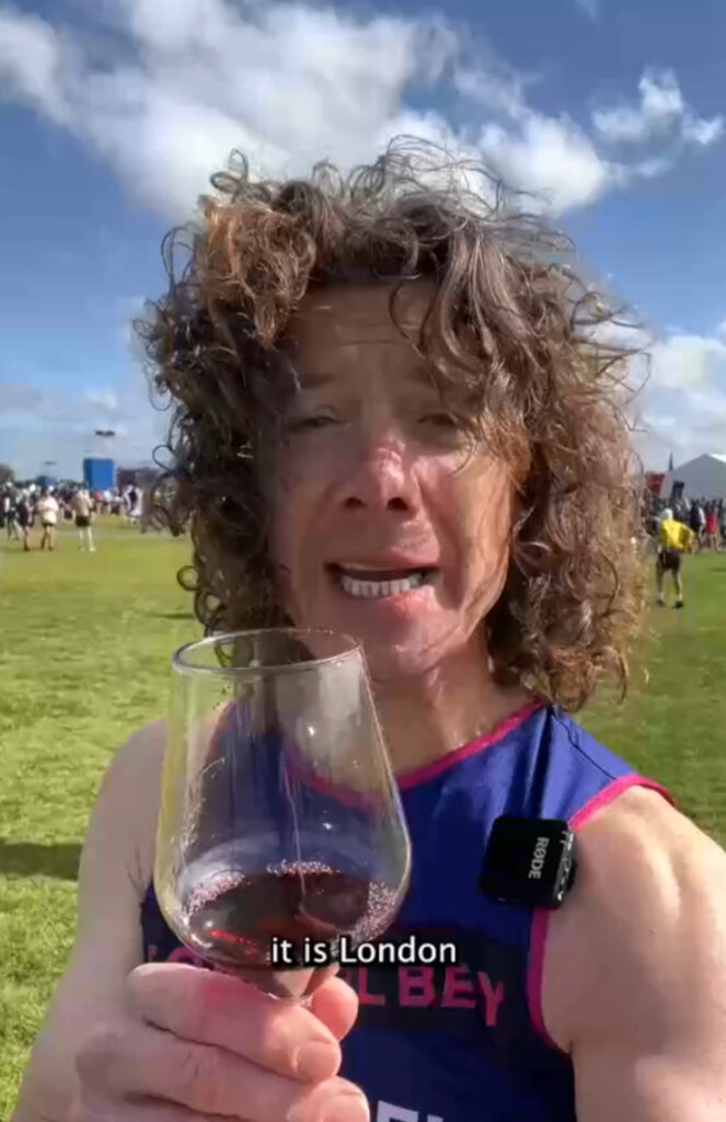 The sommelier had a total of 25 glasses of wine throughout the marathon.