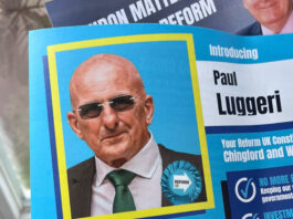 The reform party candidate bears a striking resemblance to a Fonejacker character.