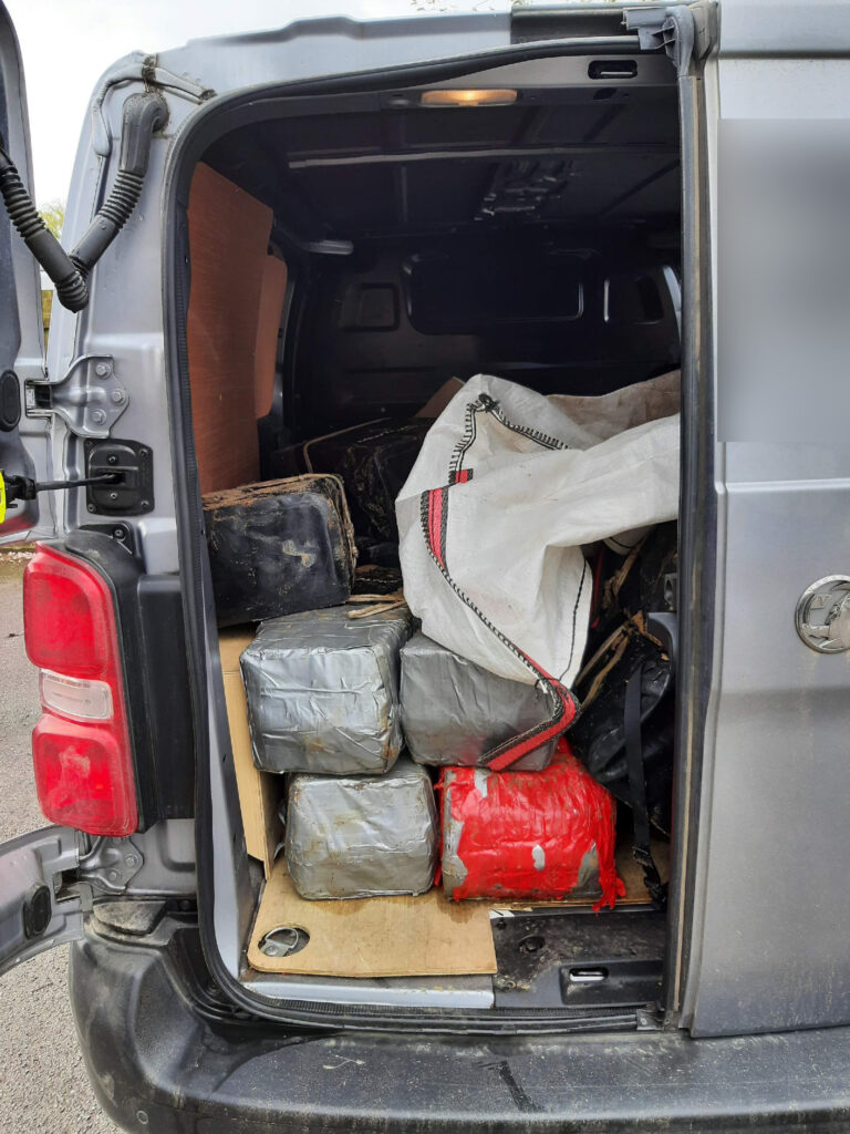 The cocaine discovered in a Vaxhaull van (image supplied with release by the National Crime Agency) 