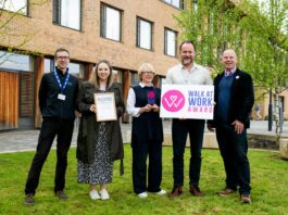 East Renfrewshire workers awarded for active workplace | Charity PR
