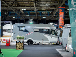 Motorhome at the event. Image supplied with release by Frame Creates